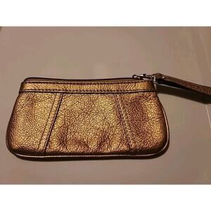 Tignanello Women Gold Wristlet One Size